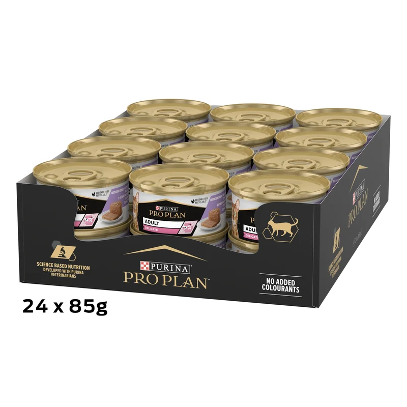 Purina Pro Plan Adult Delicate Digestion Turkey Mousse Wet Cat Food 85G