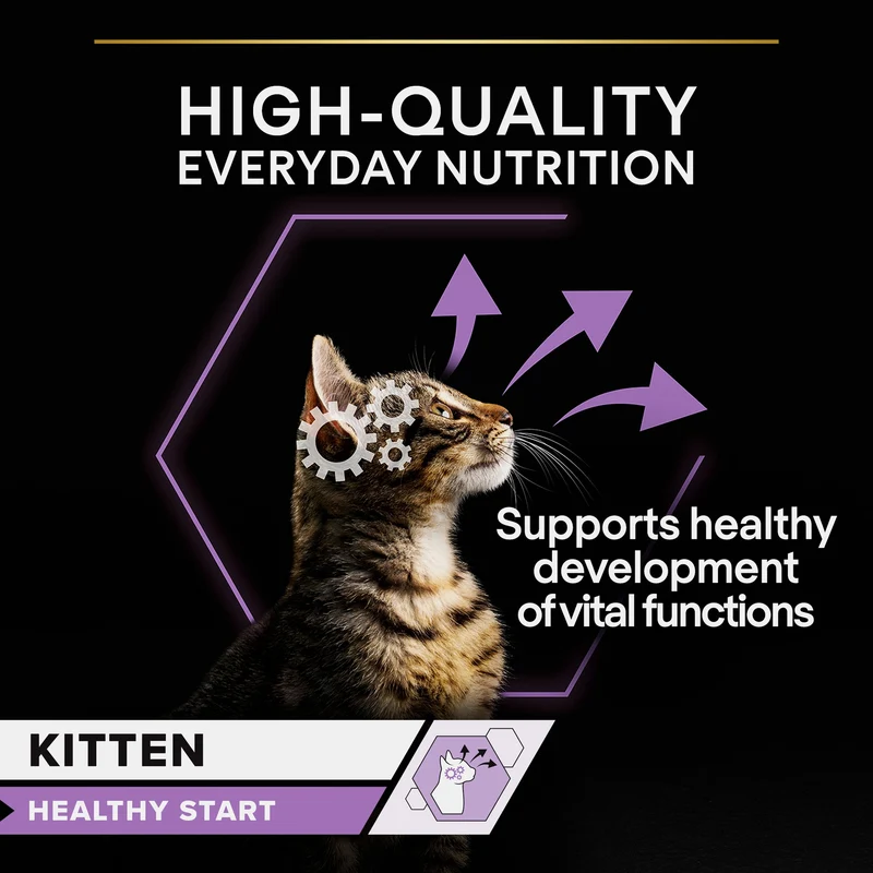 PURINA Pro Plan Turkey In Gravy Multipack Kitten Wet Cat Food 10X85G