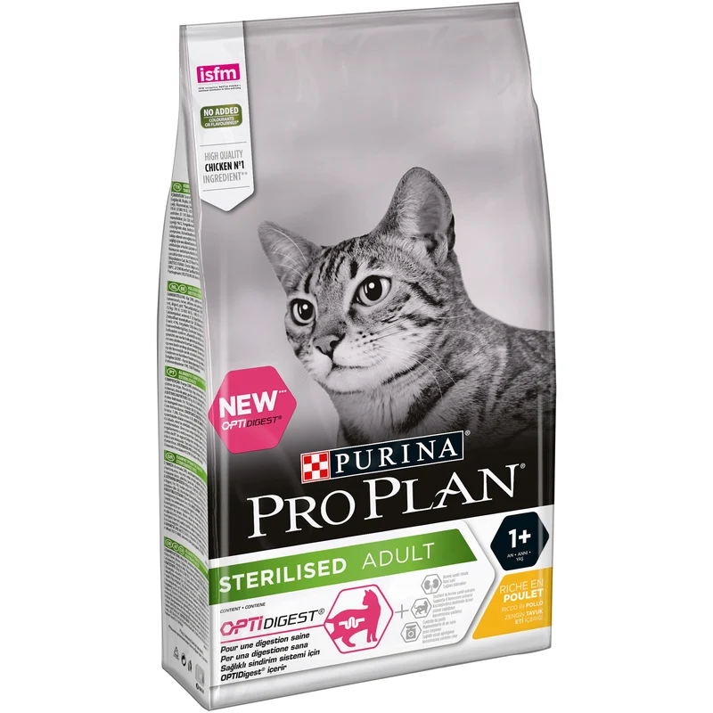 PURINA Pro Plan Sterilised Delicate Digestion With Chicken Adult Dry Cat Food 3KG