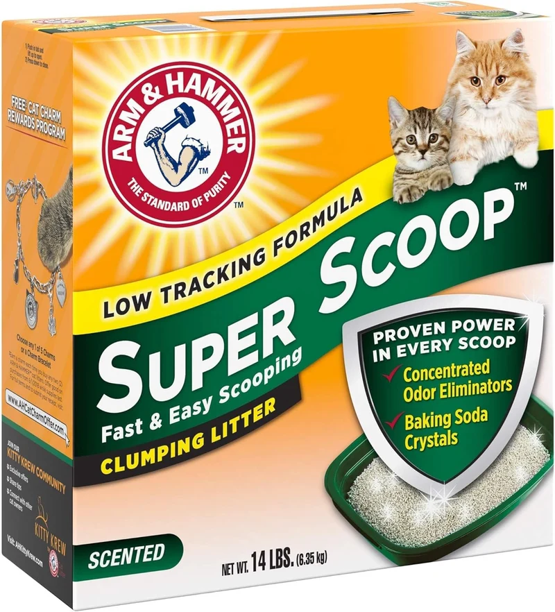 Arm&Hammer Scented Super Scoop Clumping Cat Litter