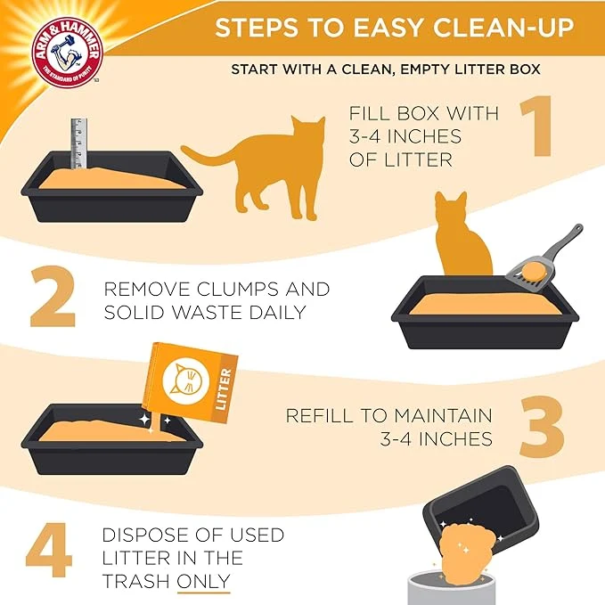 Arm&Hammer Multi-Cat Hard Clumping Cat Litter 9.07Kg