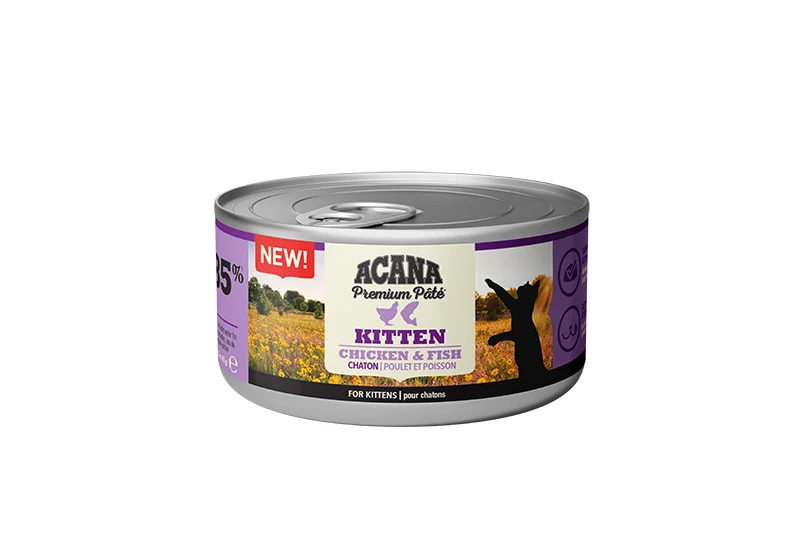 Acana Premium Chicken With Fish Pate Kitten Wet Food 85G