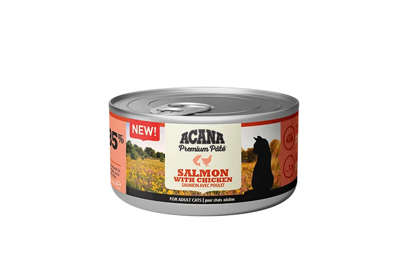 Acana Premium Salmon & Chicken Pate Cat Wet Food 85G
