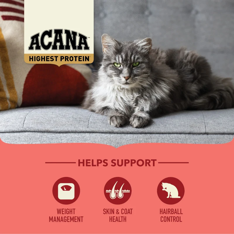 Acana Highest Protein Indoor Adult Dry Cat Food