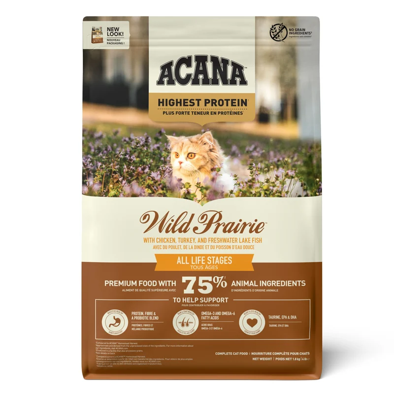 Acana Highest Protein Wild Prairie Recipe Dry Cat Food