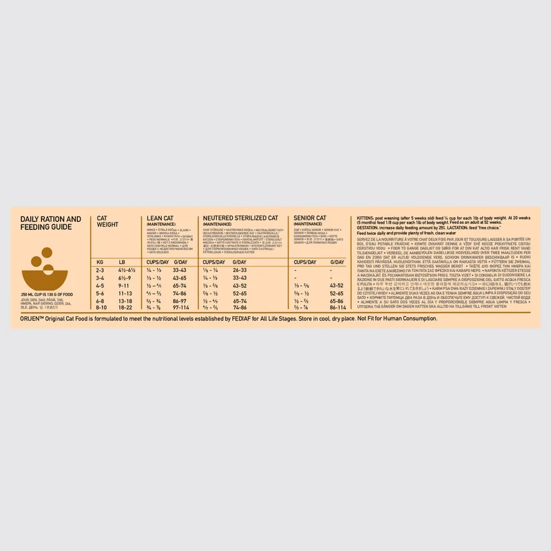 Orijen Original Cat Protein-Rich Dry Food