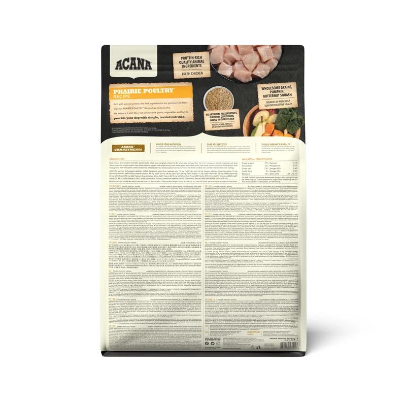 Acana Classics Prairie Poultry Protein-Rich Dry Dog Food