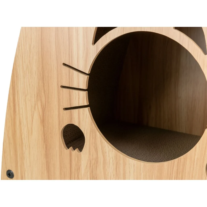 Trixie MDF Cat Scratching House - LIGHT BROWN/48X48X28CM
