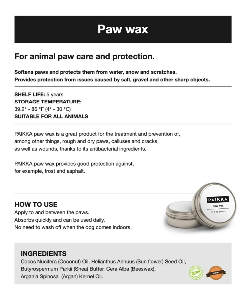 PAIKKA Paw Wax for Dogs - 50ML