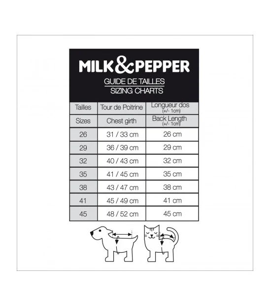 Milk&Pepper ELGA Tee Sweat Rose Biche Dog Tshirt