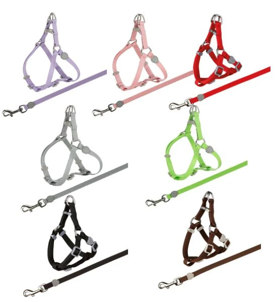 Trixie Adjustable One Touch Nylon Harness With Leash For Cats