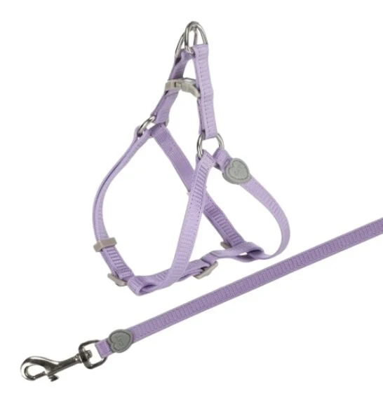 Trixie Adjustable One Touch Nylon Harness With Leash For Cats