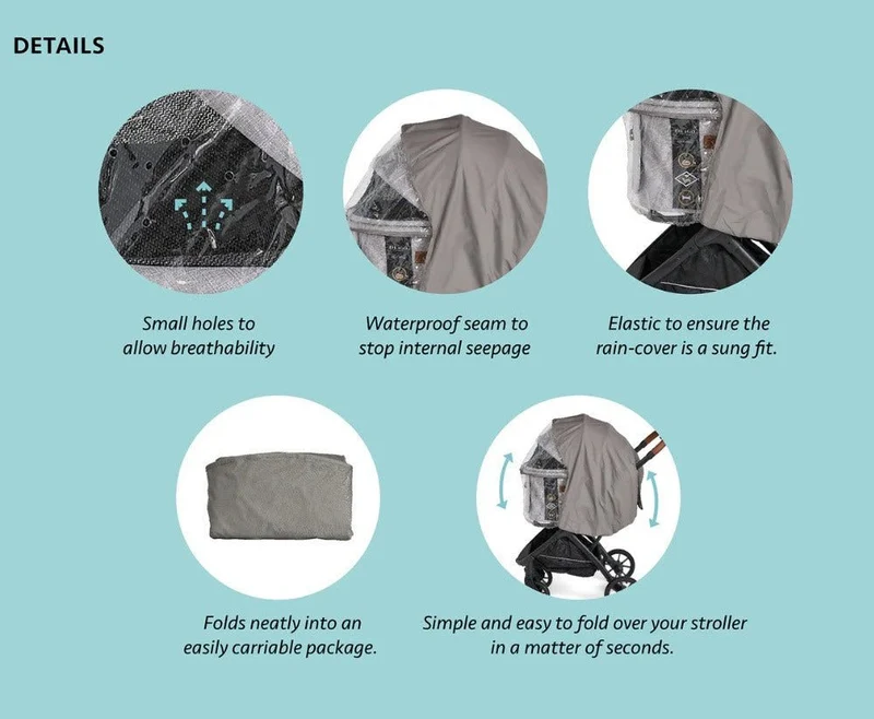 FikaGO Rain Cover for Pet Stroller | All-Weather Protection