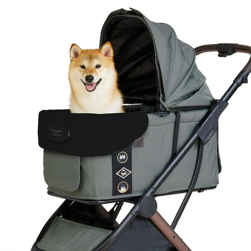 FikaGO Pet Pram Cushion | Reversible & Magnetic
