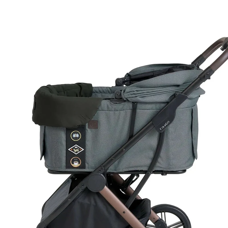 FikaGO Pet Pram Cushion | Reversible & Magnetic