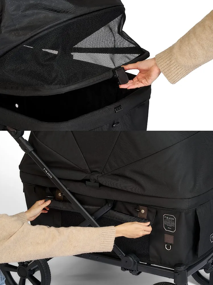 FikaGO KROSS Large Pet Wagon | 100kg Capacity Push & Pull System