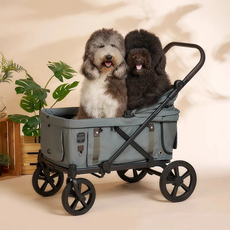 FikaGO KROSS Large Pet Wagon | 100kg Capacity Push & Pull System