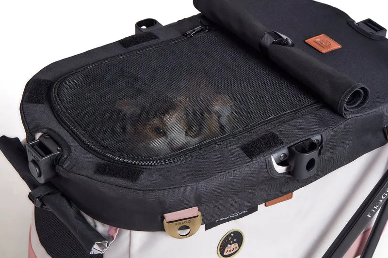 FikaGO Flytta Plus Detachable Pet Stroller | 3-in-1 Pet Travel System