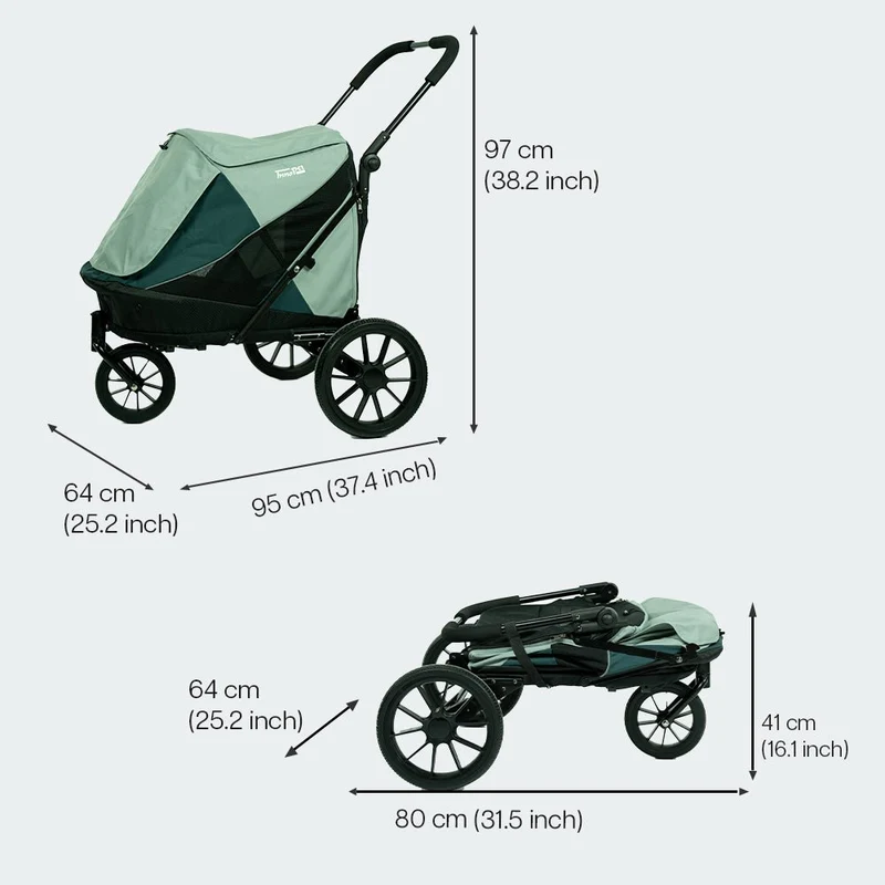 InnoPet Noah Dog Stroller, Bike Trailer & Travel Crate