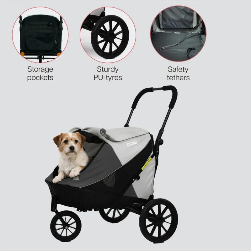InnoPet Noah Dog Stroller, Bike Trailer & Travel Crate