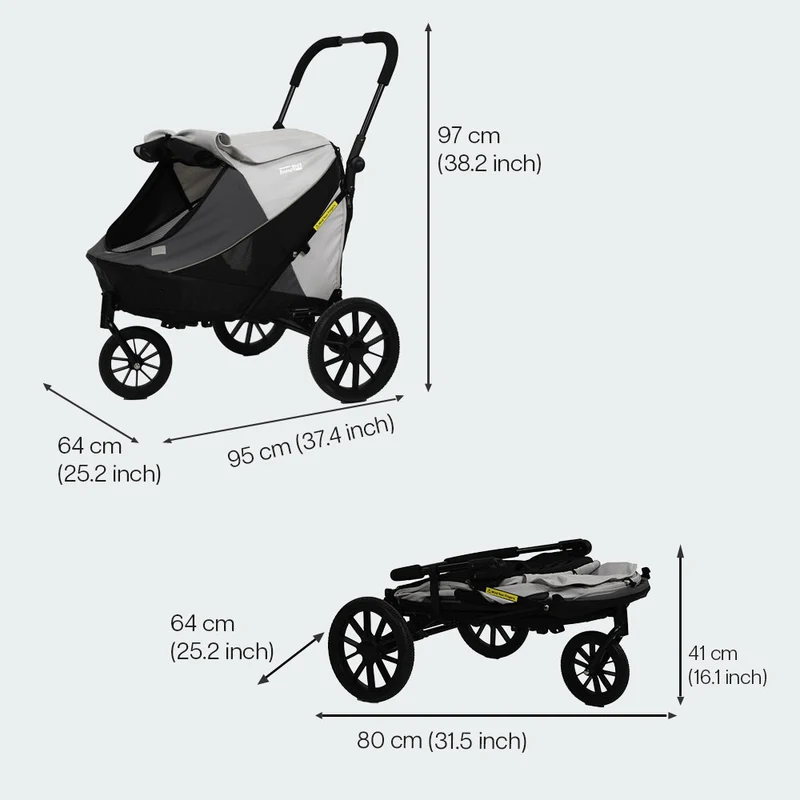InnoPet Noah Dog Stroller, Bike Trailer & Travel Crate