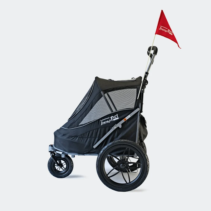 InnoPet Sporty EVR Dog Stroller & Bike Trailer | Free Rain Cover + Tow Bar
