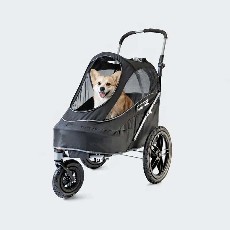 InnoPet Sporty EVR Dog Stroller & Bike Trailer | Free Rain Cover + Tow Bar