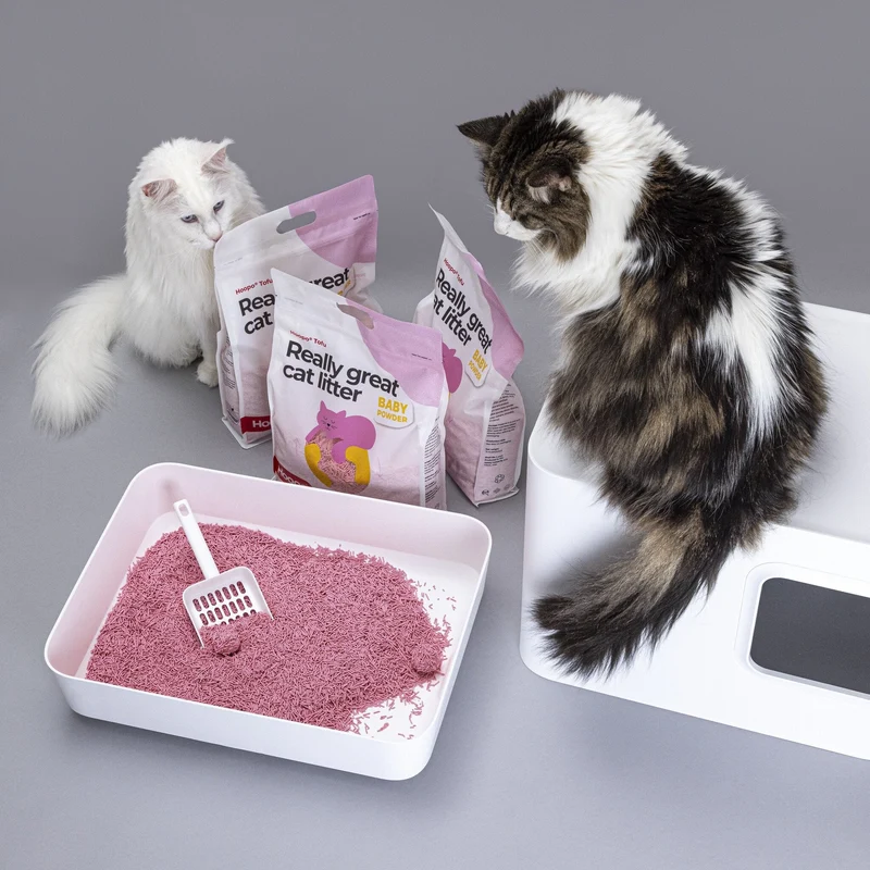 Hoopo Tofu Baby Powder Cat Litter | 7L, 17L