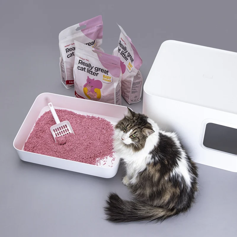 Hoopo Tofu Baby Powder Cat Litter | 7L, 17L