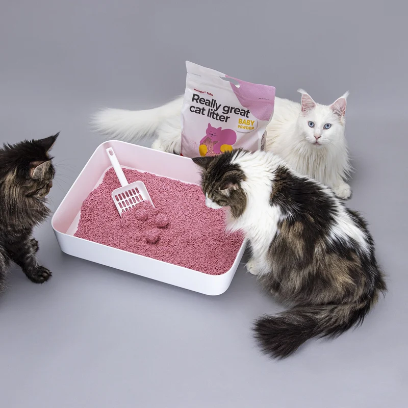 Hoopo Tofu Baby Powder Cat Litter | 7L, 17L
