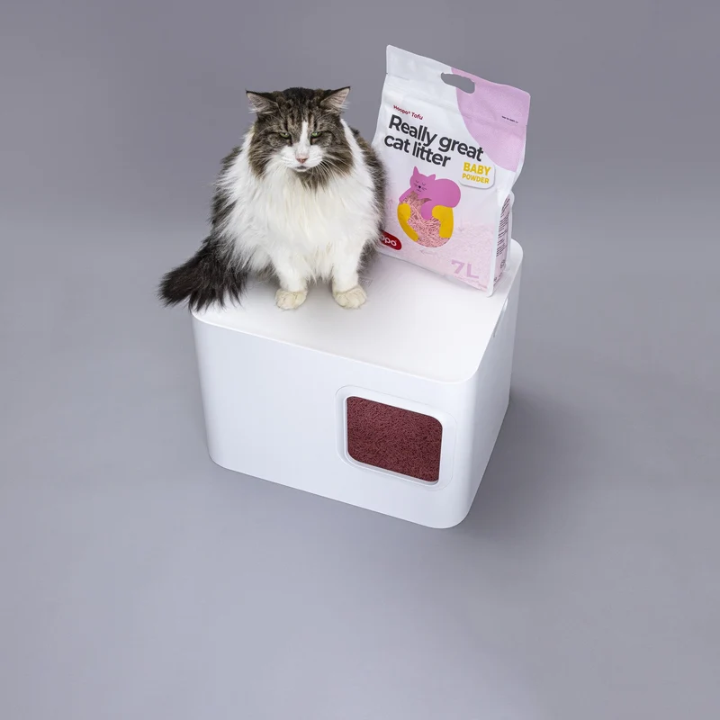 Hoopo Tofu Baby Powder Cat Litter | 7L, 17L