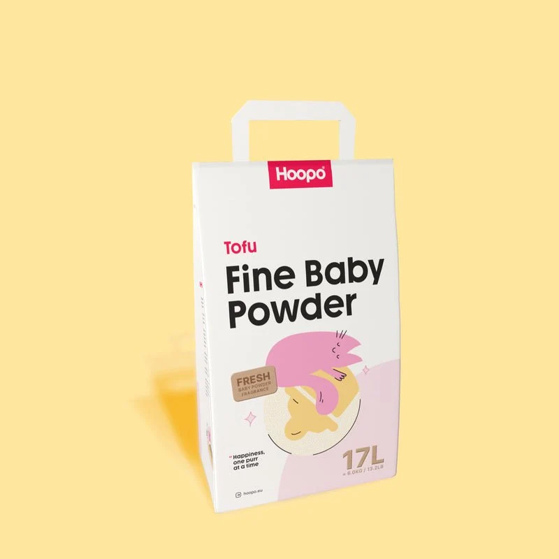 Hoopo Tofu Fine Baby Powder Cat Litter | 7L, 17L