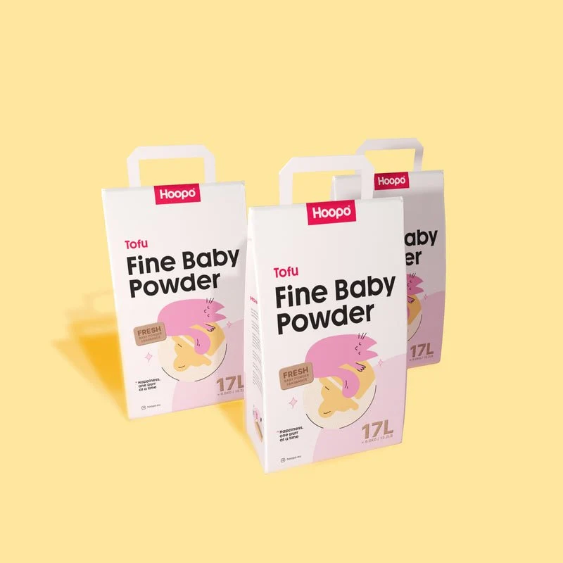 Hoopo Tofu Fine Baby Powder Cat Litter | 7L, 17L