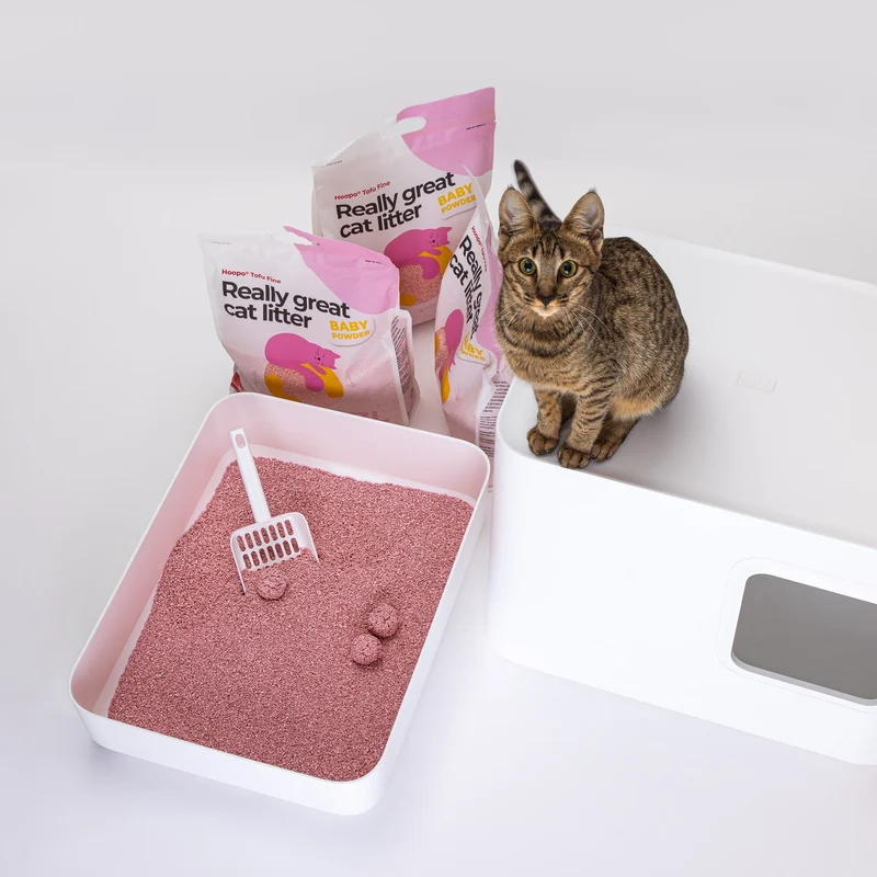 Hoopo Tofu Fine Baby Powder Cat Litter | 7L, 17L