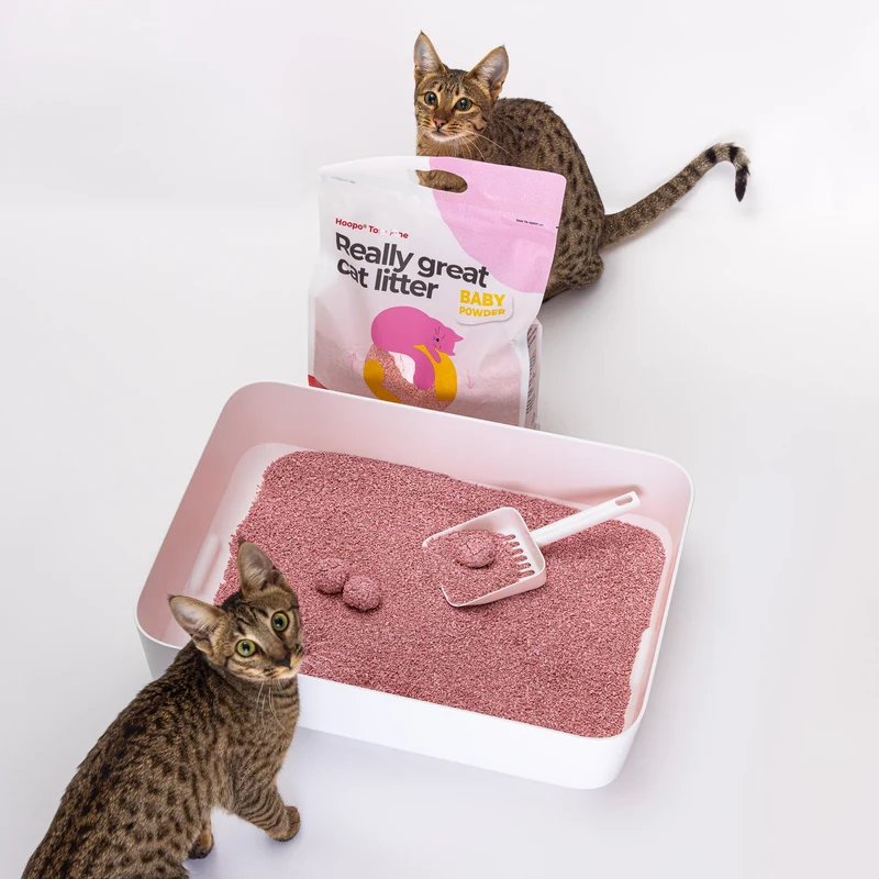 Hoopo Tofu Fine Baby Powder Cat Litter | 7L, 17L