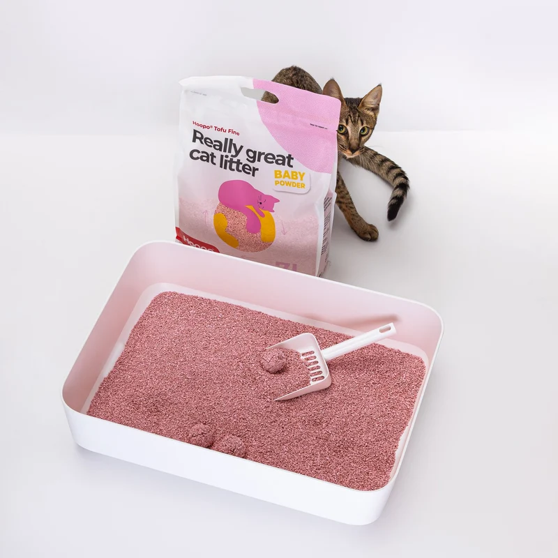 Hoopo Tofu Fine Baby Powder Cat Litter | 7L, 17L