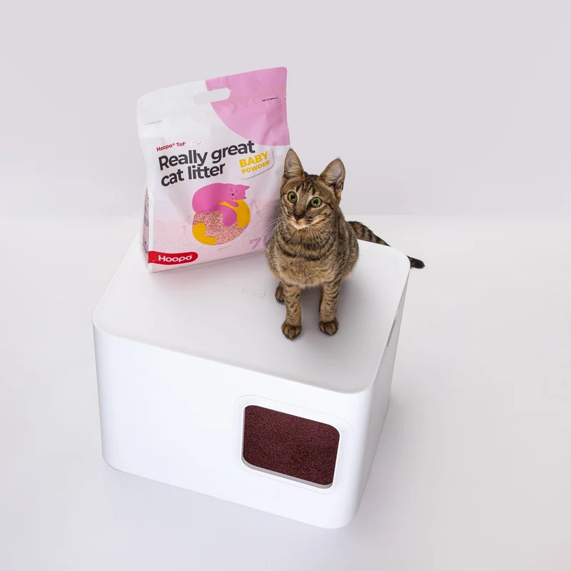 Hoopo Tofu Fine Baby Powder Cat Litter | 7L, 17L