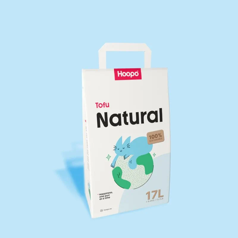 Hoopo Tofu Natural Cat Litter | 17L