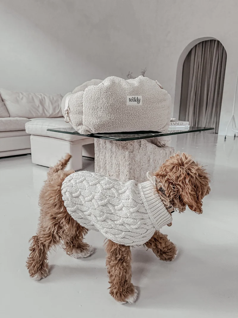 By Teddy The Cosy Dog Car Seat | 3-in-1 | Vegan Sherpa Fabric