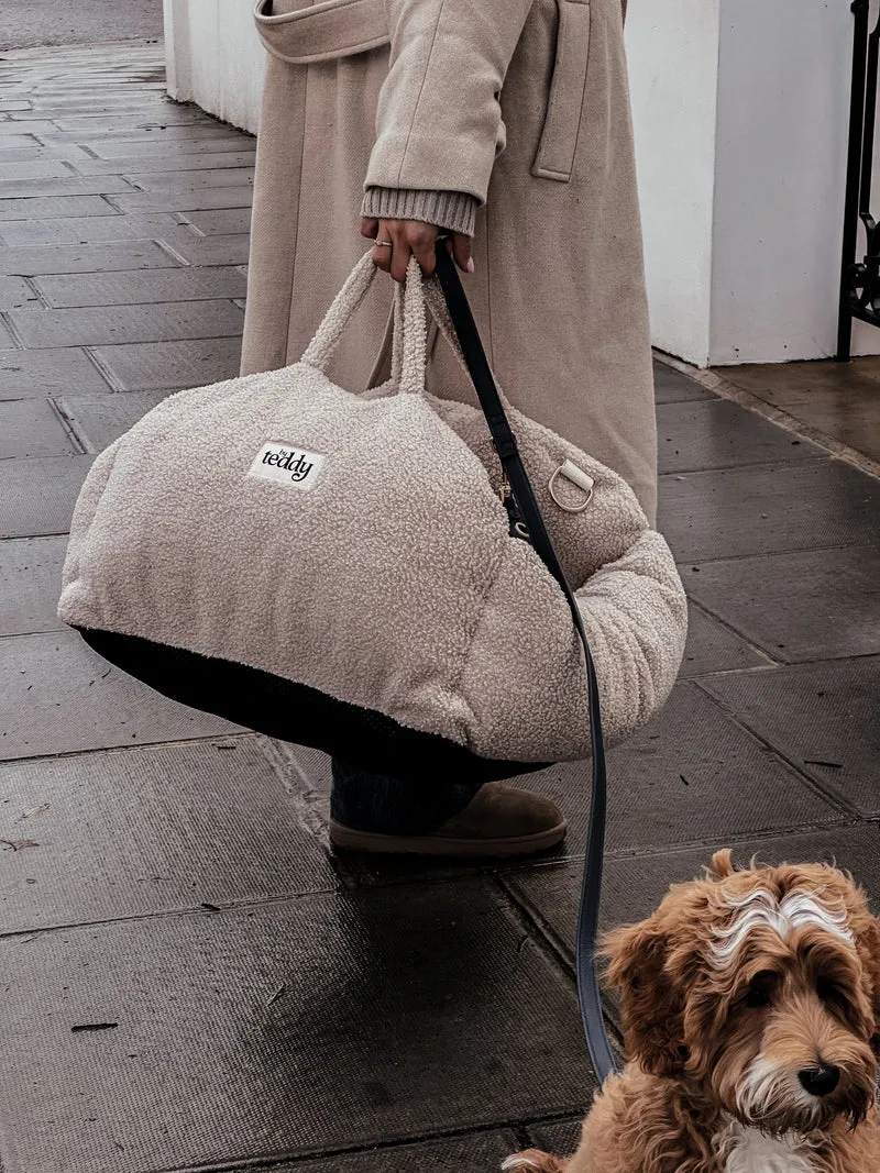 By Teddy The Cosy Dog Car Seat | 3-in-1 | Vegan Sherpa Fabric