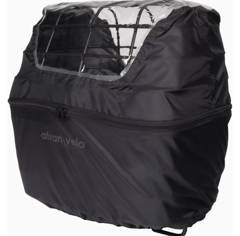 AtranVelo DUO COVER Basket Rain Cover w/ Window