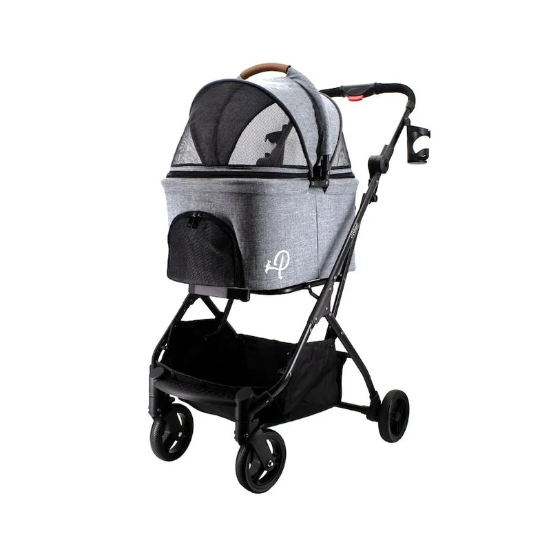 Petique 3-in-1 Tri-Fold Pet Stroller Travel System