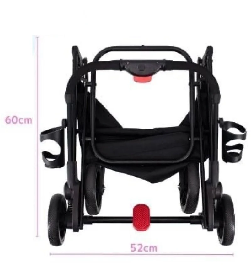 Petique 3-in-1 Tri-Fold Pet Stroller Travel System