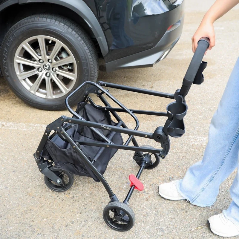 Petique 3-in-1 Tri-Fold Pet Stroller Travel System
