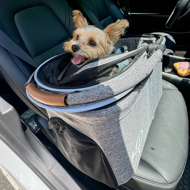 Petique 3-in-1 Tri-Fold Pet Stroller Travel System