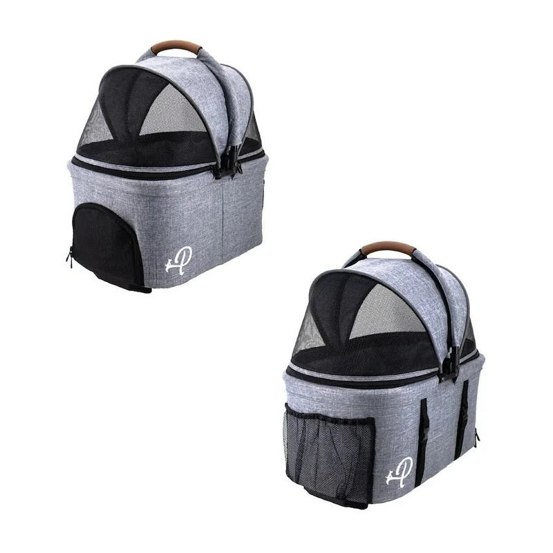 Petique 3-in-1 Tri-Fold Pet Stroller Travel System