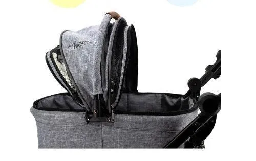 Petique 3-in-1 Tri-Fold Pet Stroller Travel System