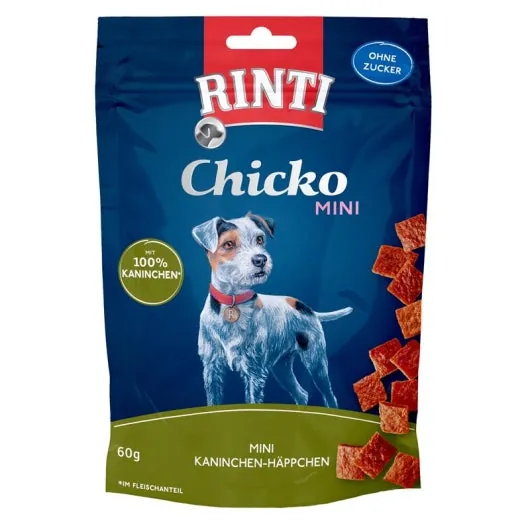 Rinti Chicko Mini Kaninchen-Häppchen - 12x60g
