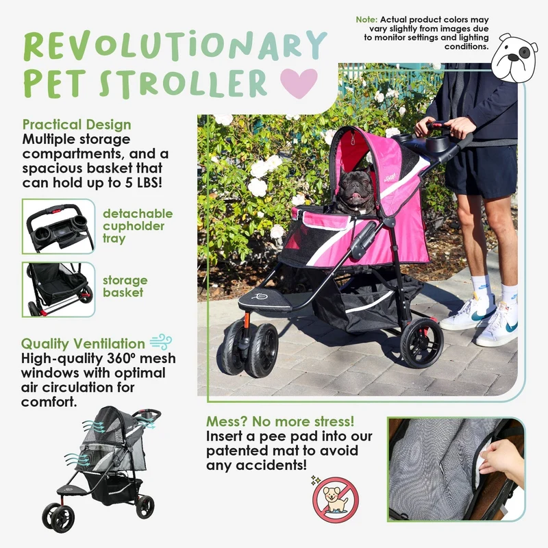Petique Revolutionary Pet Stroller