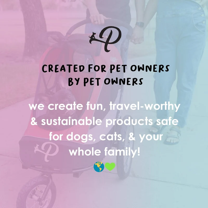 Petique Trailblazer Pet Stroller & Dog Bike Trailer incl. Free Rain Cover + Tow Bar